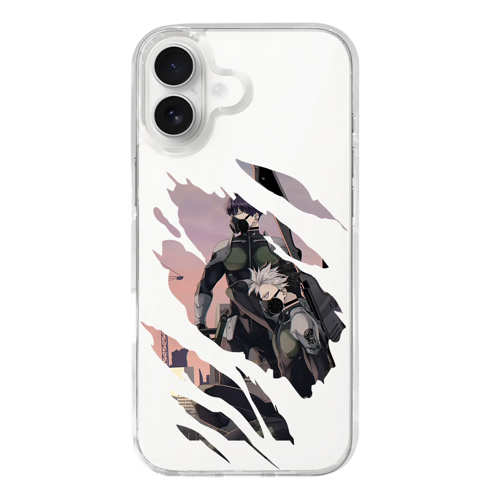 怪獣8号 グッズ,鳴海弦 - iPhone 17シリーズ 透明スマホケース – 薄型・耐衝撃・精密フィット保護カバー